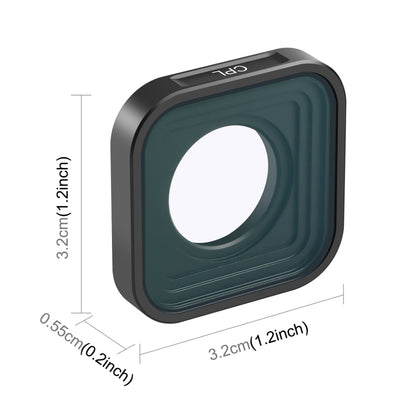 PULUZ Action Camera CPL Lens Filter For GoPro Hero11 Black / Hero11 Black mini / HERO10 Black / HERO9 Black - Lens Filter by PULUZ | Online Shopping South Africa | PMC Jewellery