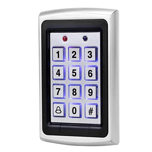 Standalone Keypad Access Control System (7612)(Silver) - Access Controller by PMC Jewellery | Online Shopping South Africa | PMC Jewellery