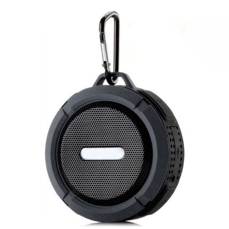 C6 Outdoor Waterproof Bluetooth Speaker with Suction, Support Hands-free Calling(Black) - Waterproof Speaker by PMC Jewellery | Online Shopping South Africa | PMC Jewellery