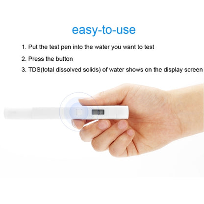 Original Xiaomi Superb Accurate Mini Exquisite Easy-to-use Water Purity Tester Water Quality TDS Tester(White) - PH & Moisture Meter by Xiaomi | Online Shopping South Africa | PMC Jewellery