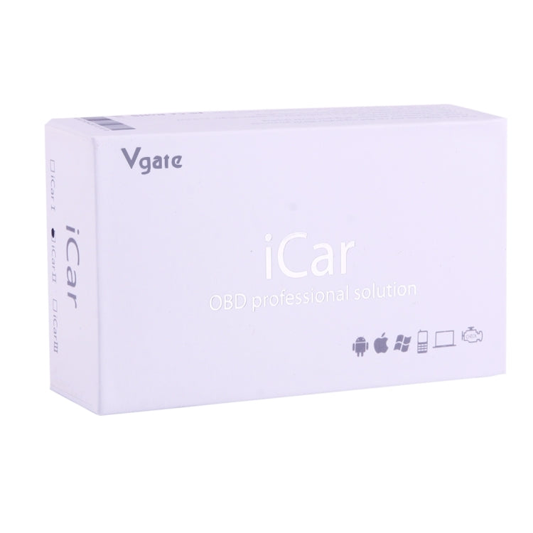 Vgate iCar3 Super Mini OBDII Bluetooth V3.0 Car Scanner Tool, Support Android OS, Support All OBDII Protocols(Black) - Code Readers & Scan Tools by Vgate | Online Shopping South Africa | PMC Jewellery