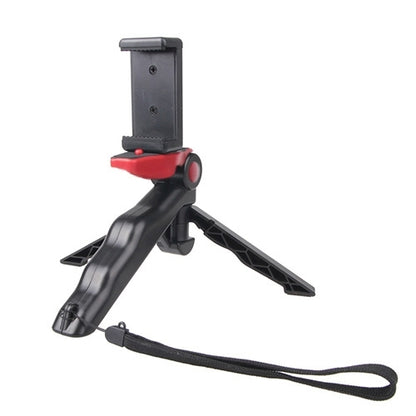 Portable Hand Grip / Mini Tripod Stand Steadicam Curve with Straight Clip for GoPro HERO 4 / 3 / 3+ / SJ4000 / SJ5000 / SJ6000 Sports DV / Digital Camera /  iPhone , Galaxy and other Mobile Phone(Red) - Desktop Holder by PMC Jewellery | Online Shopping South Africa | PMC Jewellery