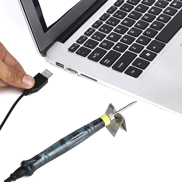 Portable USB Powered Soldering Iron Pen 5V 8W Long Life Tip + Touch Switch Protective Cap Auto Shut Off 25 second - Electric Soldering Iron by PMC Jewellery | Online Shopping South Africa | PMC Jewellery