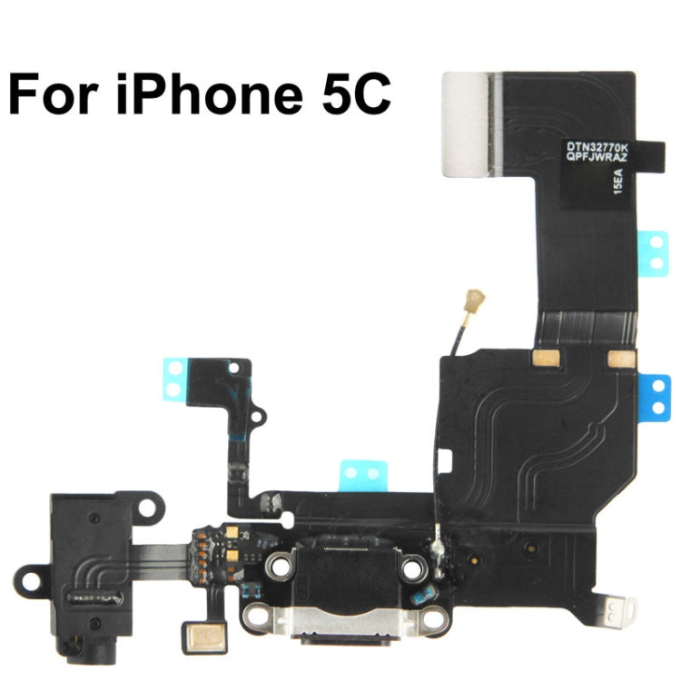 2 in 1 for iPhone 5C (Original Tail Connector Charger + Original Headphone Audio Jack Ribbon) Flex Cable - iPhone 5 Parts by PMC Jewellery | Online Shopping South Africa | PMC Jewellery