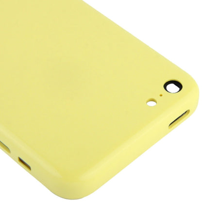 Full Housing  Chassis / Back Cover with Mounting Plate & Mute Button + Power Button + Volume Button + Nano SIM Card Tray for iPhone 5C(Yellow) - iPhone 5 Parts by PMC Jewellery | Online Shopping South Africa | PMC Jewellery