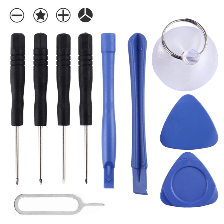 10 in 1 Repair Kits (4 x Screwdriver + 2 x Teardown Rods + 1 x Chuck + 2 x Triangle on Thick Slices + Eject Pin) - Tool Kits by PMC Jewellery | Online Shopping South Africa | PMC Jewellery