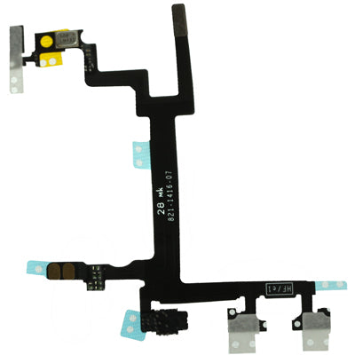 Original Switch Flex Cable (Power Button Volume and Silent Switch Keypad) for iPhone 5 - iPhone 5 Parts by PMC Jewellery | Online Shopping South Africa | PMC Jewellery