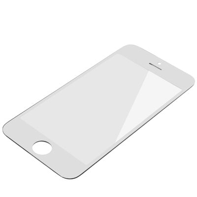 Front Screen Outer Glass Lens for iPhone 5 & 5S(White) - iPhone 5 Parts by PMC Jewellery | Online Shopping South Africa | PMC Jewellery