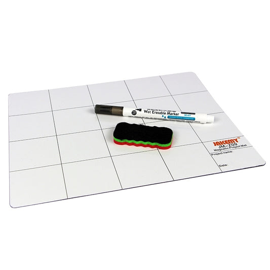 JAKEMY JM-Z09 25cm x 20cm Magnetic Project Mat with Marker Pen for iPhone / Samsung Repairing Tools - Working Mat by JAKEMY | Online Shopping South Africa | PMC Jewellery