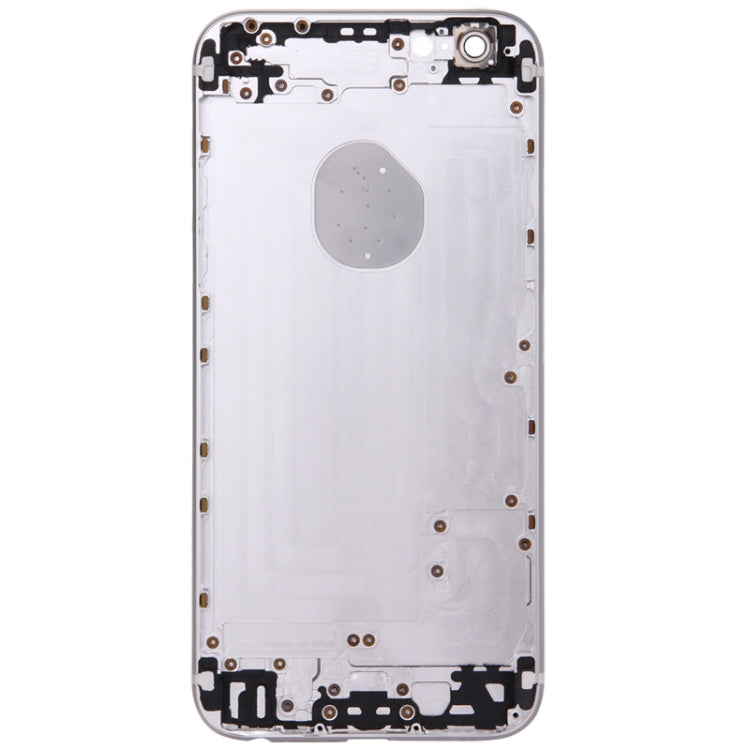 5 in 1 for iPhone 6 (Back Cover + Card Tray + Volume Control Key + Power Button + Mute Switch Vibrator Key) Full Assembly Housing Cover(Silver) - iPhone 6/6 Plus Parts by PMC Jewellery | Online Shopping South Africa | PMC Jewellery