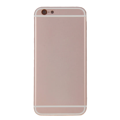 6 in 1 for iPhone 6 (Back Cover + Card Tray + Volume Control Key + Power Button + Mute Switch Vibrator Key + Sign) Full Assembly Housing Cover(Rose Gold) - iPhone 6/6 Plus Parts by PMC Jewellery | Online Shopping South Africa | PMC Jewellery