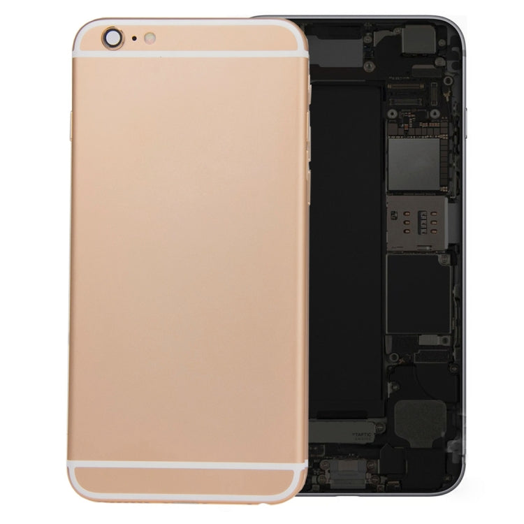 Battery Back Cover Assembly with Card Tray for iPhone 6s Plus(Gold) - iPhone 6S/6S Plus Parts by PMC Jewellery | Online Shopping South Africa | PMC Jewellery