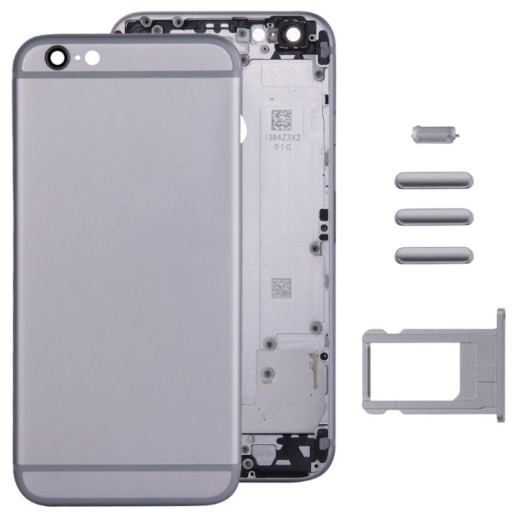 Full Assembly  Housing Cover for iPhone 6 Plus, Including Back Cover & Card Tray & Volume Control Key & Power Button & Mute Switch Vibrator Key(Grey) - iPhone 6/6 Plus Parts by PMC Jewellery | Online Shopping South Africa | PMC Jewellery