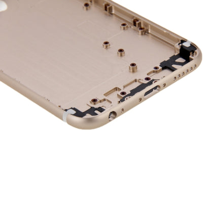 6 in 1 for iPhone 6 Plus (Back Cover + Card Tray + Volume Control Key + Power Button + Mute Switch Vibrator Key + Sign) Full Assembly Housing Cover(Gold) - iPhone 6/6 Plus Parts by PMC Jewellery | Online Shopping South Africa | PMC Jewellery