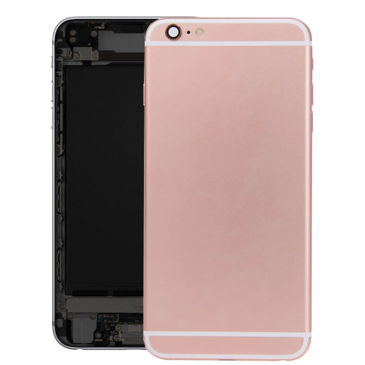 Battery Back Cover Assembly with Card Tray for iPhone 6s(Rose Gold) - iPhone 6S/6S Plus Parts by PMC Jewellery | Online Shopping South Africa | PMC Jewellery