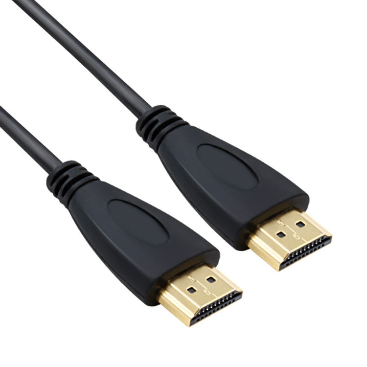 1.8m HDMI to HDMI 19Pin Cable, 1.4 Version, Support 3D, Ethernet, HD TV / Xbox 360 / PS3 etc (Gold Plated)(Black) - Cable by PMC Jewellery | Online Shopping South Africa | PMC Jewellery