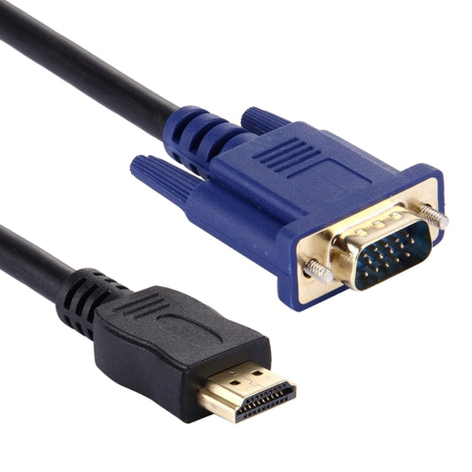 HDMI Male to VGA Male 15PIN Video Cable(Black) - Cable by PMC Jewellery | Online Shopping South Africa | PMC Jewellery