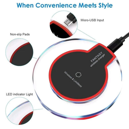 FANTASY QI Standard Wireless Charger(Black) - Wireless Charger by PMC Jewellery | Online Shopping South Africa | PMC Jewellery