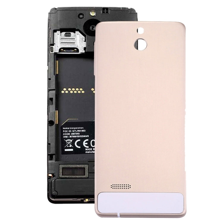 Original Aluminium Battery Back Cover for Nokia 515 (Gold) - Back Cover by PMC Jewellery | Online Shopping South Africa | PMC Jewellery