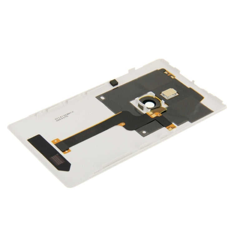 Housing Battery Back Cover With Flex Cable for Nokia Lumia 925(White) - Full Housing Cover by PMC Jewellery | Online Shopping South Africa | PMC Jewellery