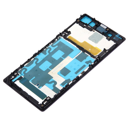 Front Housing LCD Frame Bezel Plate  for Sony Xperia Z1 / C6902 / L39h / C6903 / C6906 / C6943(Purple) - Frame Bezel Plate by PMC Jewellery | Online Shopping South Africa | PMC Jewellery