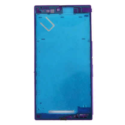 Front Housing LCD Frame Bezel Plate for Sony Xperia Z Ultra / XL39h / C6802(Purple) - Frame Bezel Plate by PMC Jewellery | Online Shopping South Africa | PMC Jewellery