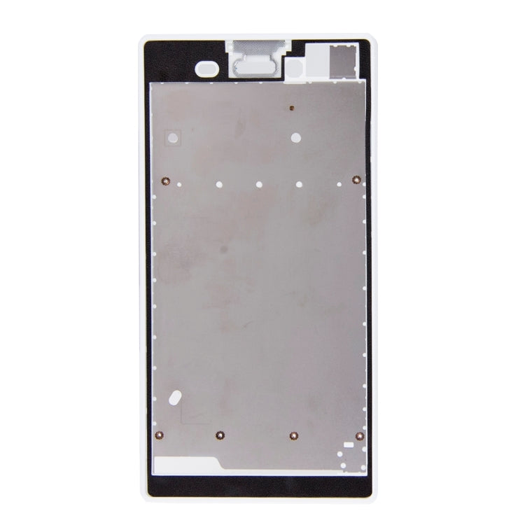 Front Housing  with Adhesive Sticker for Sony Xperia T3(White) - Frame Bezel Plate by PMC Jewellery | Online Shopping South Africa | PMC Jewellery