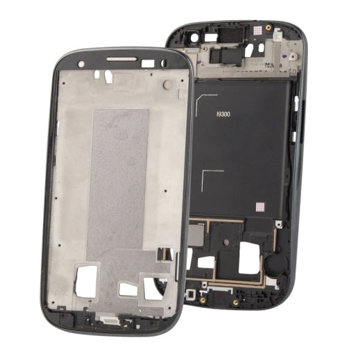 For Galaxy S III / i9300 Original 2 in 1 LCD Middle Board + Original Front Chassis(Black) - Frame Bezel Plate by PMC Jewellery | Online Shopping South Africa | PMC Jewellery