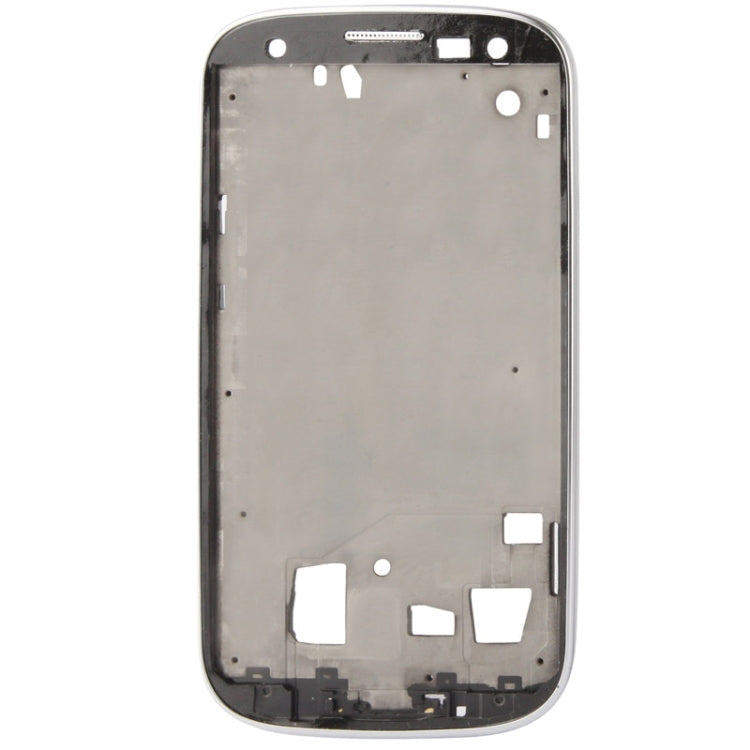 For Galaxy S III / i9300 Original 2 in 1 LCD Middle Board + Original Front Chassis(Silver) - Frame Bezel Plate by PMC Jewellery | Online Shopping South Africa | PMC Jewellery