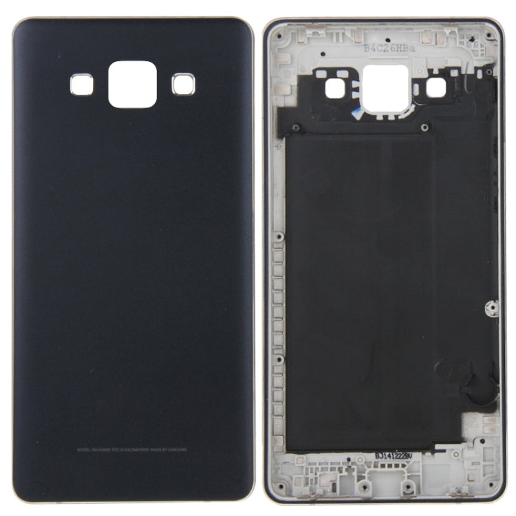 For Galaxy A5 / A500 Rear Housing (Black) - Frame Bezel Plate by PMC Jewellery | Online Shopping South Africa | PMC Jewellery