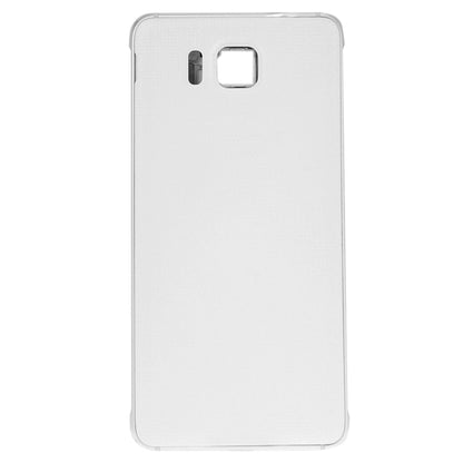 For Galaxy Alpha / G850 Full Housing Cover (Front Housing LCD Frame Bezel Plate + Middle Frame Bezel Back Plate Housing Camera Lens Panel + Battery Back Cover ) (White) - Back Cover by PMC Jewellery | Online Shopping South Africa | PMC Jewellery