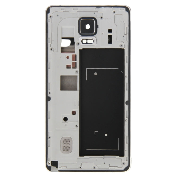 For Galaxy Note 4 / N910F Full Housing Cover (Front Housing LCD Frame Bezel Plate + Middle Frame Bezel Back Plate Housing Camera Lens Panel ) (Black) - Frame Bezel Plate by PMC Jewellery | Online Shopping South Africa | PMC Jewellery