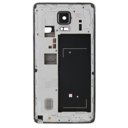 For Galaxy Note 4 / N910V Full Housing Cover (Front Housing LCD Frame Bezel Plate + Middle Frame Bezel Back Plate Housing Camera Lens Panel ) (Black) - Frame Bezel Plate by PMC Jewellery | Online Shopping South Africa | PMC Jewellery