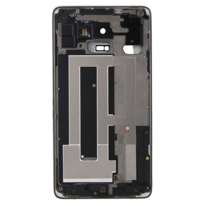 For Galaxy Note 4 / N910V Full Housing Cover (Front Housing LCD Frame Bezel Plate + Middle Frame Bezel Back Plate Housing Camera Lens Panel ) (Black) - Frame Bezel Plate by PMC Jewellery | Online Shopping South Africa | PMC Jewellery