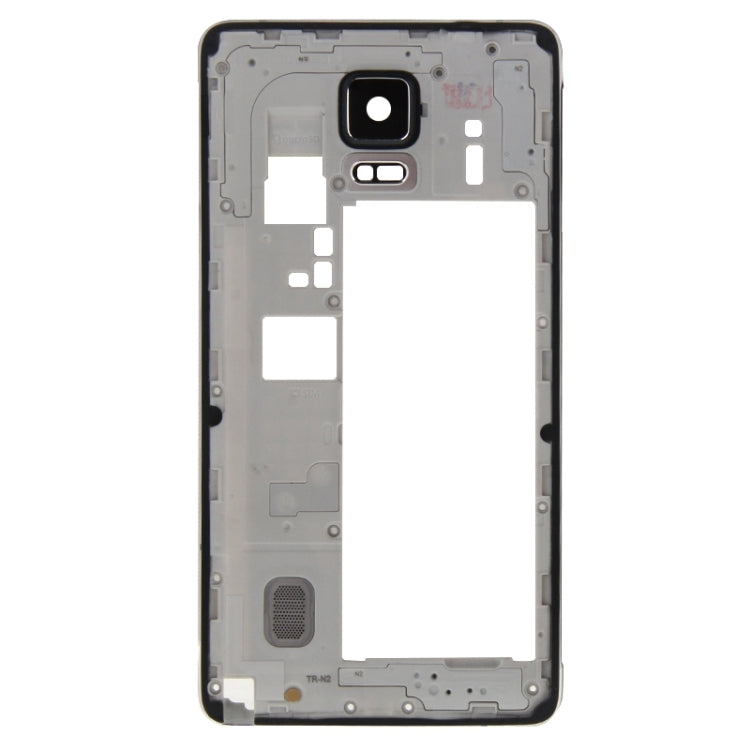 For Galaxy Note 4 / N910V Full Housing Cover (Front Housing LCD Frame Bezel Plate + Middle Frame Bezel Back Plate Housing Camera Lens Panel + Battery Back Cover ) (Black) - Back Cover by PMC Jewellery | Online Shopping South Africa | PMC Jewellery