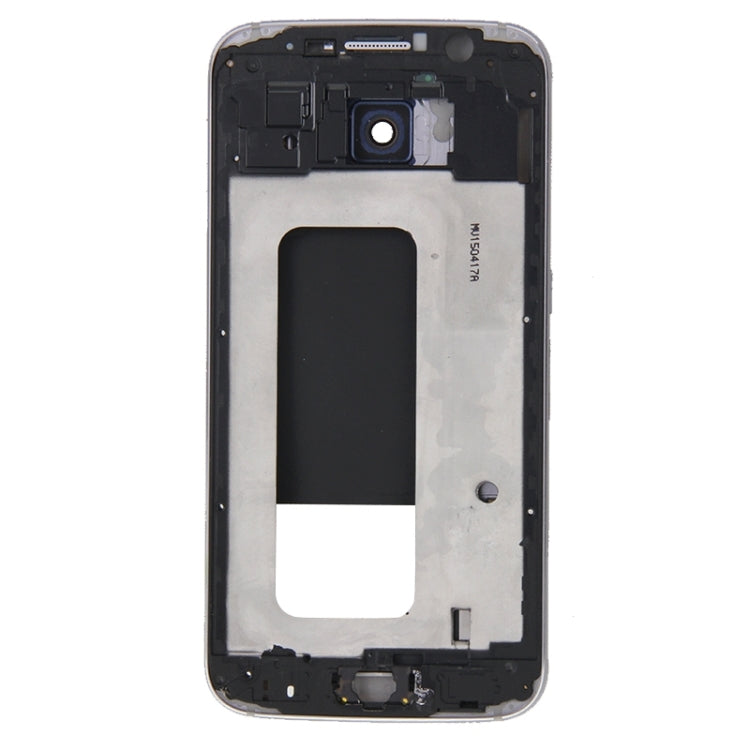 For Galaxy S6 / G920F Full Housing Cover (Front Housing LCD Frame Bezel Plate + Back Plate Housing Camera Lens Panel ) (Grey) - Frame Bezel Plate by PMC Jewellery | Online Shopping South Africa | PMC Jewellery