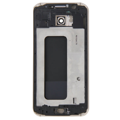 For Galaxy S6 / G920F Full Housing Cover (Front Housing LCD Frame Bezel Plate + Back Plate Housing Camera Lens Panel + Battery Back Cover ) (Gold) - Back Cover by PMC Jewellery | Online Shopping South Africa | PMC Jewellery