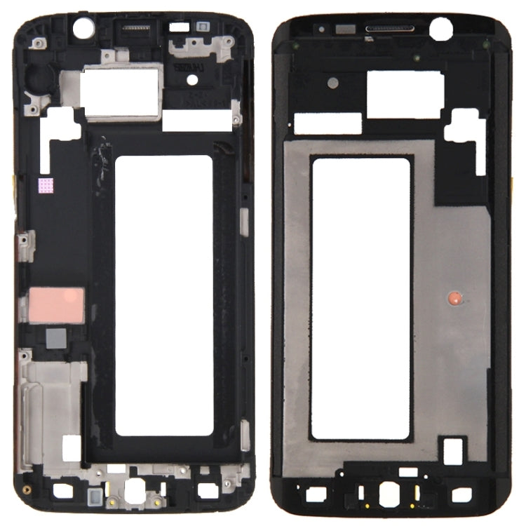 For Galaxy S6 Edge / G925 Front Housing LCD Frame Bezel Plate - Frame Bezel Plate by PMC Jewellery | Online Shopping South Africa | PMC Jewellery