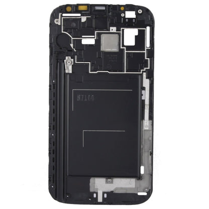 For Galaxy Note II / N7100 LCD Middle Board with Button Cable,  (Black) - Frame Bezel Plate by PMC Jewellery | Online Shopping South Africa | PMC Jewellery