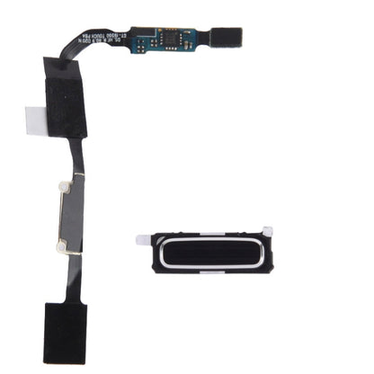 For Galaxy S IV / i9500 LCD Middle Board with Button Cable (Black) - Frame Bezel Plate by PMC Jewellery | Online Shopping South Africa | PMC Jewellery