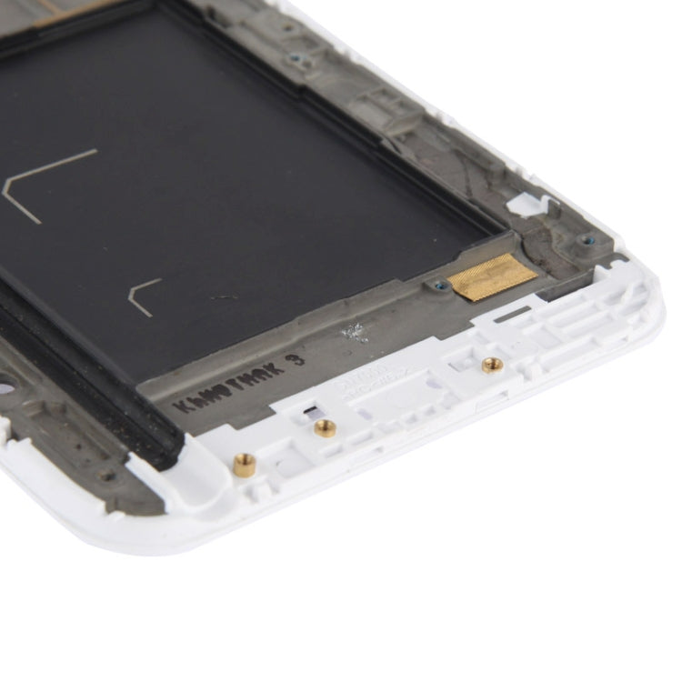 For Galaxy Note i9220 LCD Middle Board with Flex Cable (White) - Frame Bezel Plate by PMC Jewellery | Online Shopping South Africa | PMC Jewellery