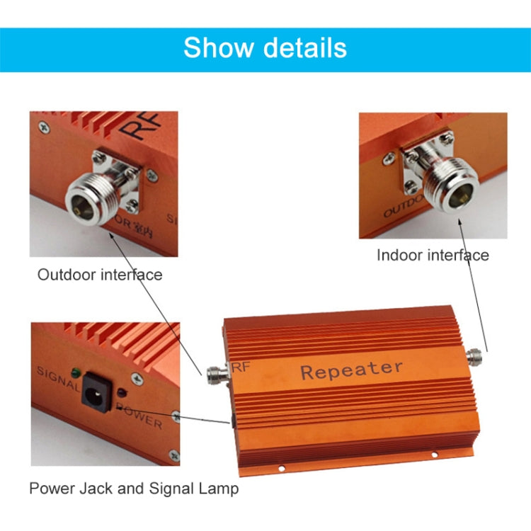 GSM 900 Cellular Phone Signal Repeater Booster + Antenna (Coverage: 100 Square meters) - Boosters by PMC Jewellery | Online Shopping South Africa | PMC Jewellery