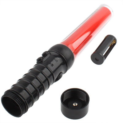 Safety Traffic 3-Mode Control Red LED Baton with Flashlight, Length: 29.5cm(Red) - Warning Lights by PMC Jewellery | Online Shopping South Africa | PMC Jewellery