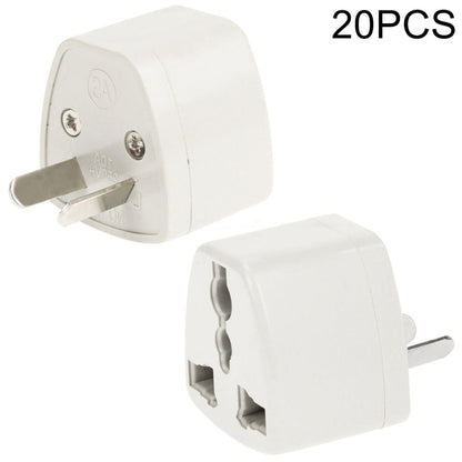 20 PCS Plug Adapter, Travel Power Adaptor with AU Socket Plug - Plug Adaptor by PMC Jewellery | Online Shopping South Africa | PMC Jewellery