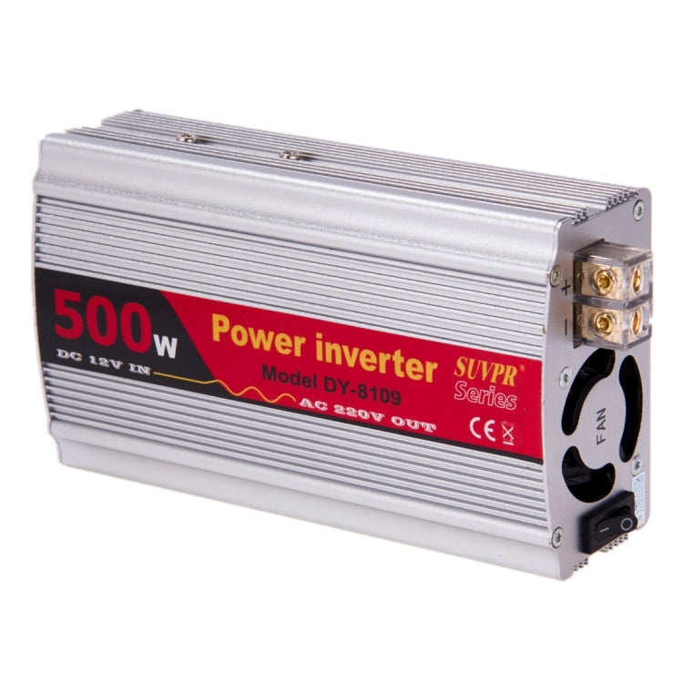 SUVPR DY-8109 500W DC 12V to AC 220V Car Power Inverter with 500mA USB Port & Universal Power Socket - Others by SUVPR | Online Shopping South Africa | PMC Jewellery