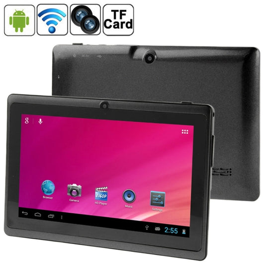Q88 Tablet PC, 7.0 inch, 1GB+8GB, Android 4.0, 360 Degree Menu Rotate, Allwinner A33 Quad Core up to 1.5GHz, WiFi, Bluetooth(Black) - 7.0-8.0 inch by PMC Jewellery | Online Shopping South Africa | PMC Jewellery