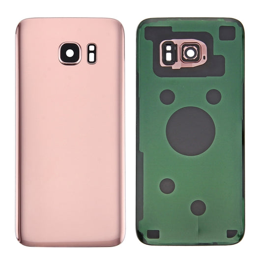 For Galaxy S7 Edge / G935 Original Battery Back Cover with Camera Lens Cover (Rose Gold) - Back Cover by PMC Jewellery | Online Shopping South Africa | PMC Jewellery