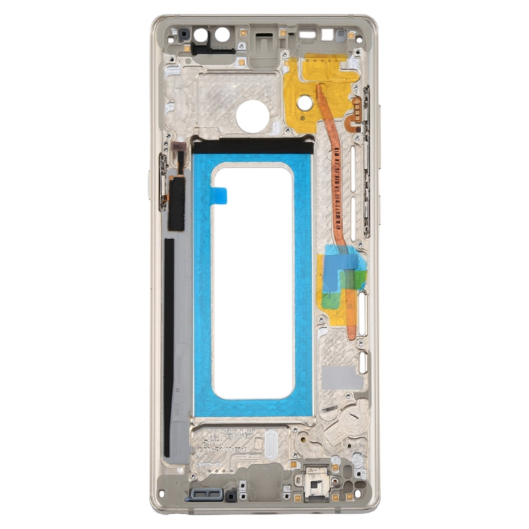 For Galaxy Note 8 / N950  Front Housing LCD Frame Bezel Plate(Gold) - Frame Bezel Plate by PMC Jewellery | Online Shopping South Africa | PMC Jewellery