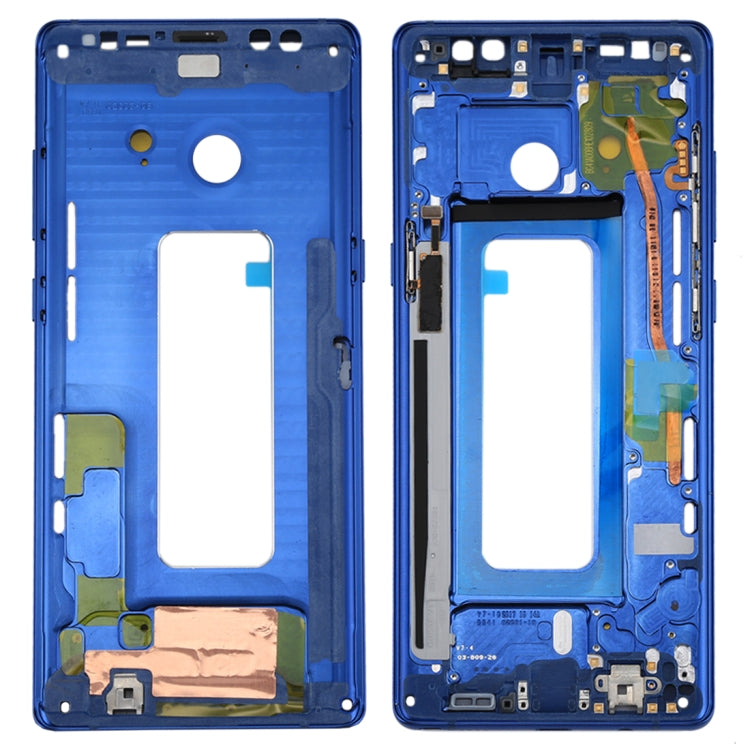 Galaxy Note 8 / N950  Front Housing LCD Frame Bezel Plate(Blue) - Frame Bezel Plate by PMC Jewellery | Online Shopping South Africa | PMC Jewellery