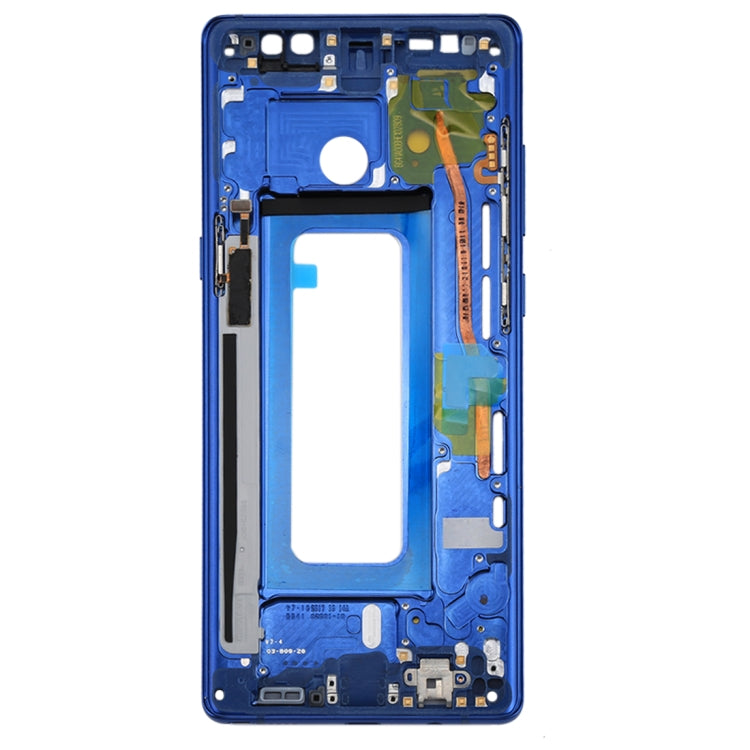 Galaxy Note 8 / N950  Front Housing LCD Frame Bezel Plate(Blue) - Frame Bezel Plate by PMC Jewellery | Online Shopping South Africa | PMC Jewellery